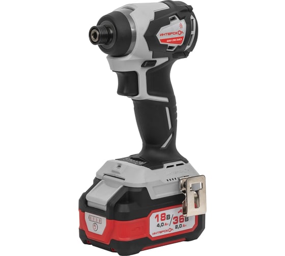 Изображение товара Бесщеточный ударный аккуммуляторный шуруповерт Интерскол ШАУ-250/36ВЭ Li-ion АПИ (кейс, 2 аккум. 2,0Ач, ЗУ) 862.2.2.70