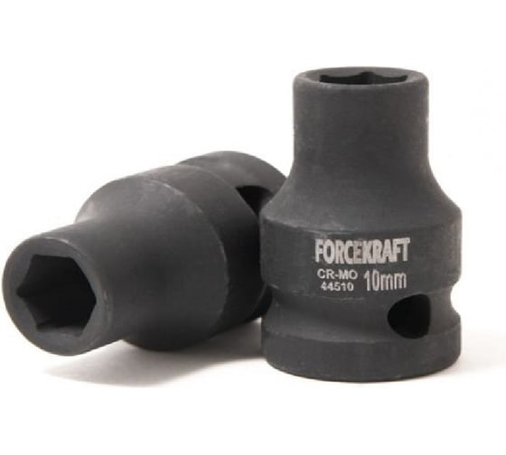 Изображение товара Головка ударная Forcekraft 10мм (6 граней), 1/2 FK-44510(27000)