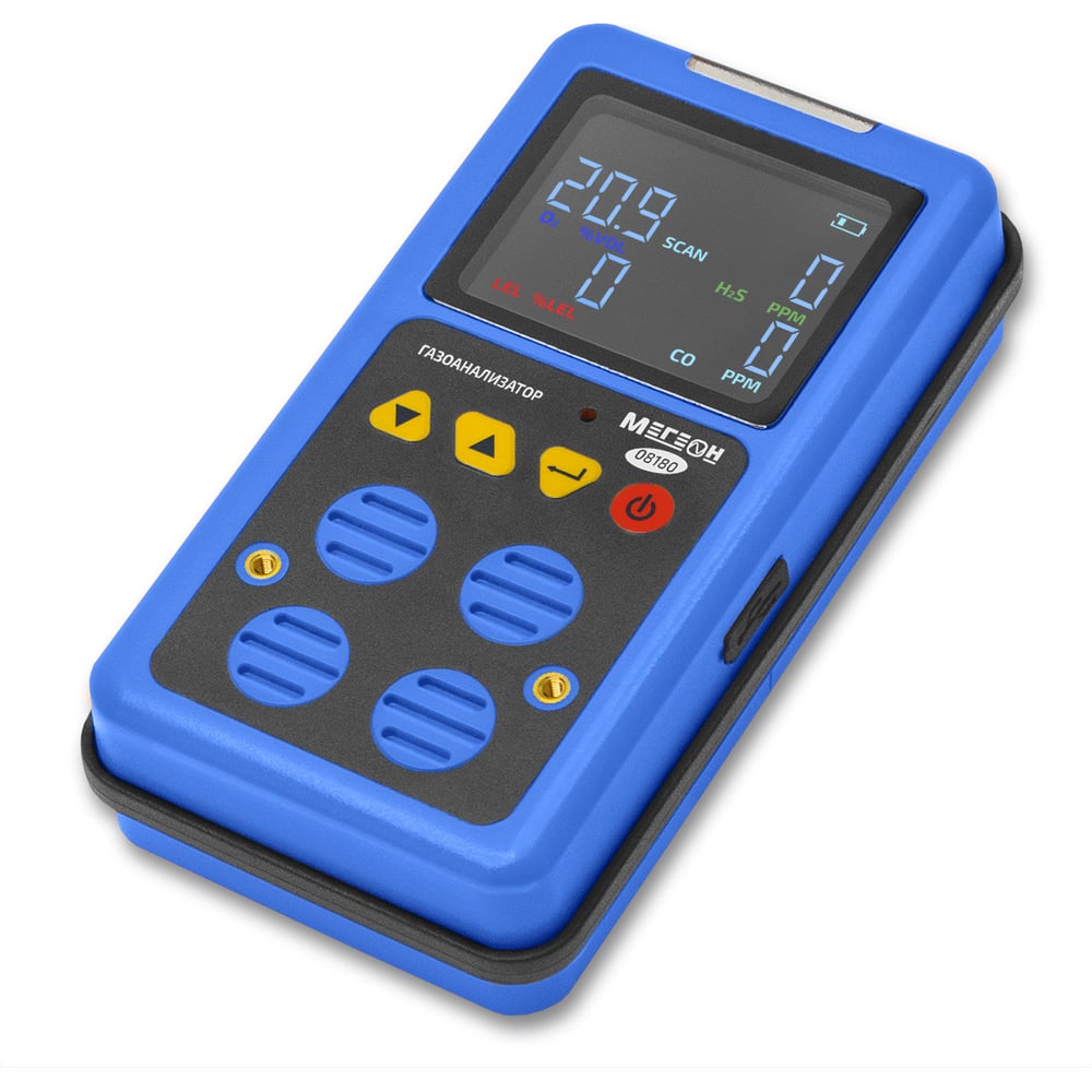 Изображение товара Газоанализатор МЕГЕОН (комбинированный измеритель 4 в 1) 08180 к0000398805