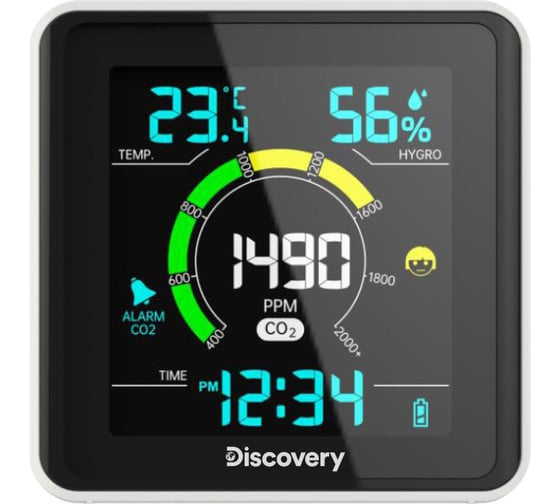 Изображение товара Детектор углекислого газа Levenhuk Discovery Report WA40 78877