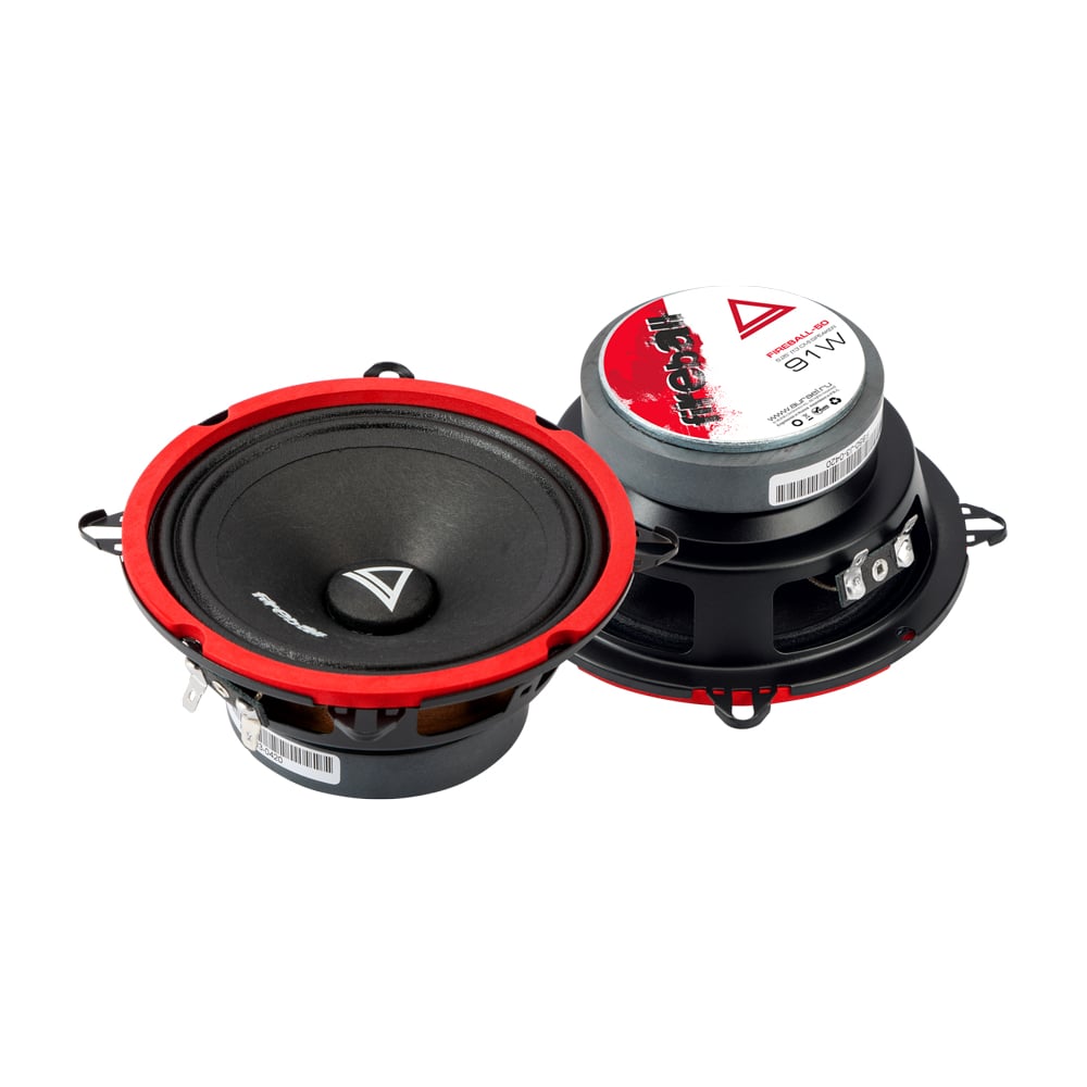 Изображение товара Ферритовый СЧ-драйвер FIREBALL AURA 5,25 дюйма 4 Ом 91 дБ мощностью до 91 Вт