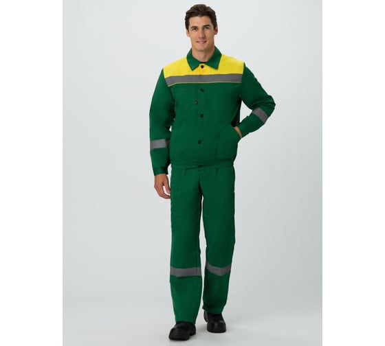 Изображение товара Костюм ФАКЕЛ Легион-2 СОП (тк.Смесовая,210) п/к, зеленый/желтый 87471181.002
