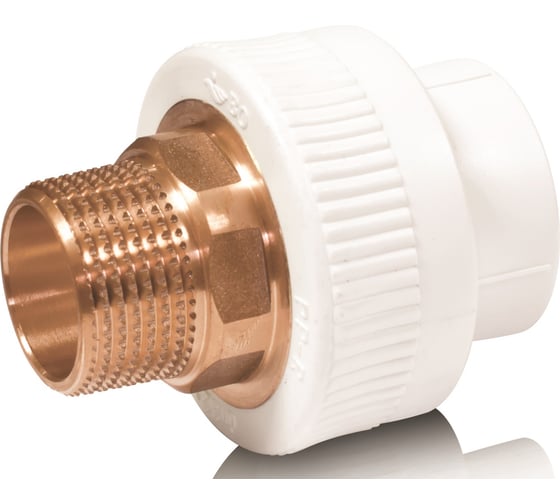 Изображение товара Комбинированная муфта Blue Ocean полипропиленовая, с наружной резьбой - 75x2 1/2" под ключ PPRF/HTEA-75х2,1/2"