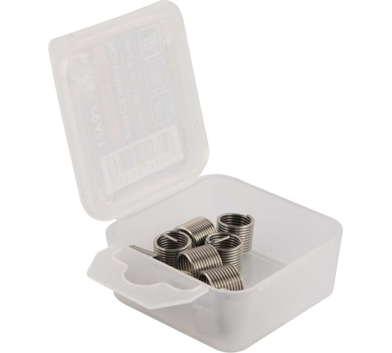 Изображение товара Набор вставок резьбовых WIEDERKRAFT UNF 3/8-24, 1,5d, 10 предметов WDK-INI03824