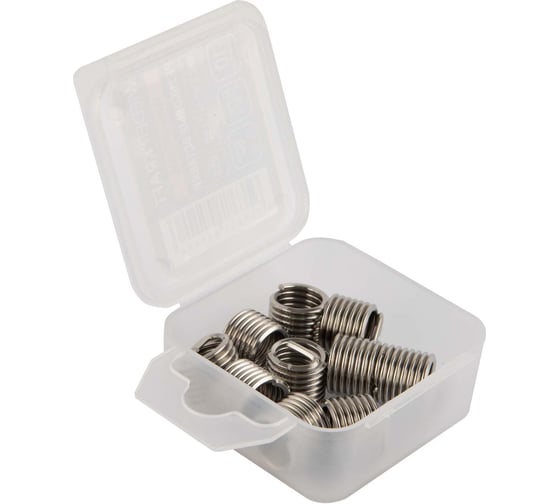 Изображение товара Набор вставок резьбовых WIEDERKRAFT UNC 7/16-14, 1,5d, 10 предметов WDK-INI71614