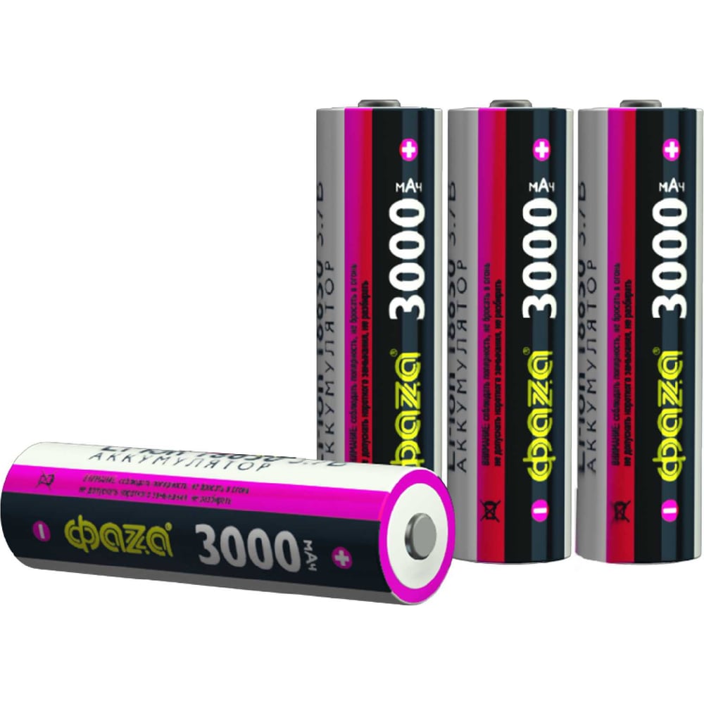 Изображение товара Li-Ion аккумулятор 18650 3000мАч 3.7В без платы с защитой Box-4