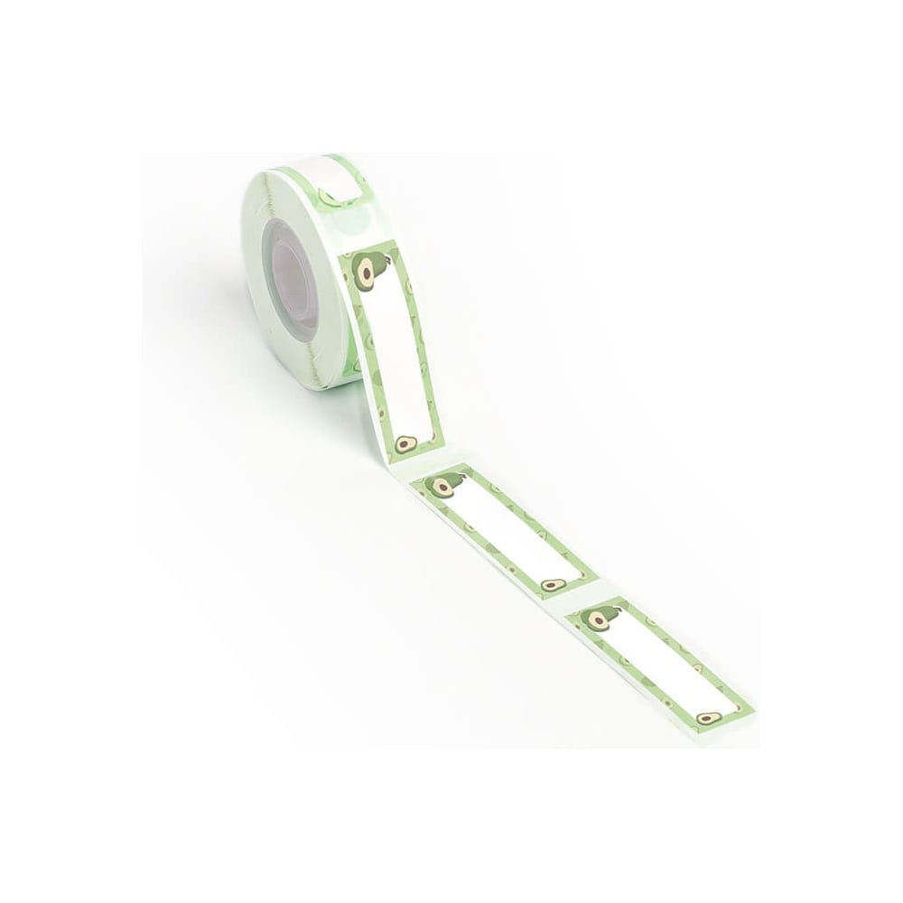 Изображение товара Этикетка Solution print SP-D30 12x40 мм, 160 шт., для термопринтеров, рисунок авокадо 330905