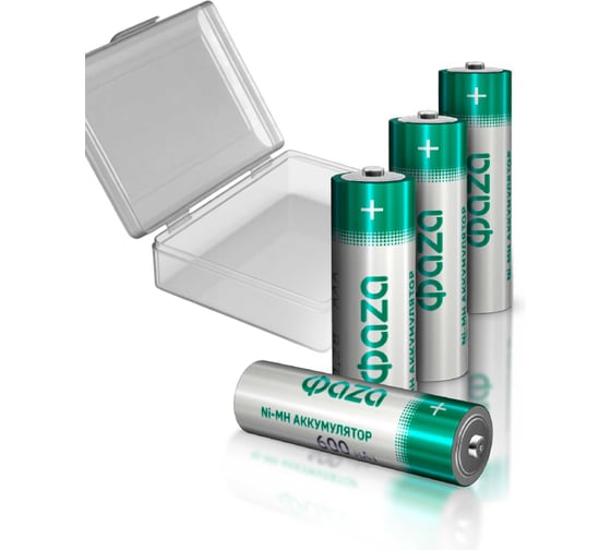 Изображение товара Аккумулятор ФАZА размера AAA/HR03 1.2В 600мАч Ni-MH Box-4 5059740