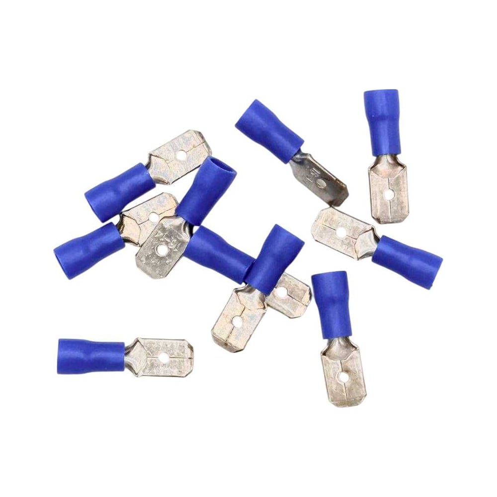 Изображение товара Клемма плоская изолированная ООО "ОПТИКОМ ЭЛЕКТРИК" КПИ штекер1,5x188, 10шт. 3544.2099