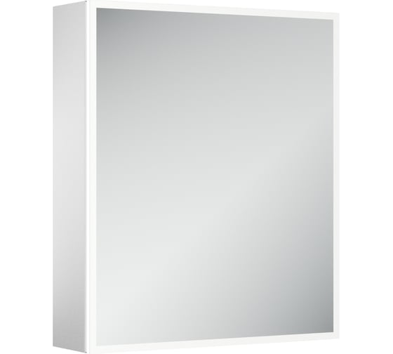 Изображение товара Зеркальный шкаф для ванной комнаты Sancos из алюминия Evoke 600x700x136 мм, с LED подсветкой, арт. SC8060