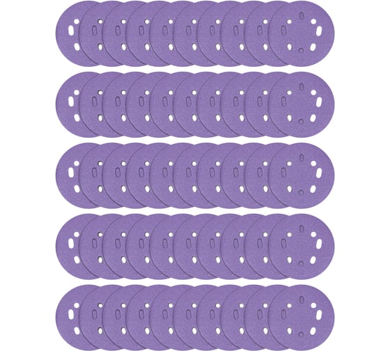 Изображение товара Шлифовальный круг 125 мм, зерно 120, в комплекте 50 штук TREND AB/125/120A/B