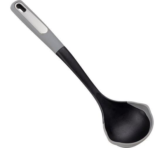 Изображение товара Половник Mallony CHEF с двумя носиками для слива, из нейлона, с силиконовым краем 108328