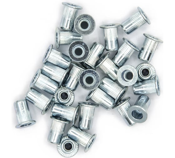 Изображение товара Заклёпки резьбовые стальные РемоКолор М4×11 мм, 30шт, (уп.) 26-7-204