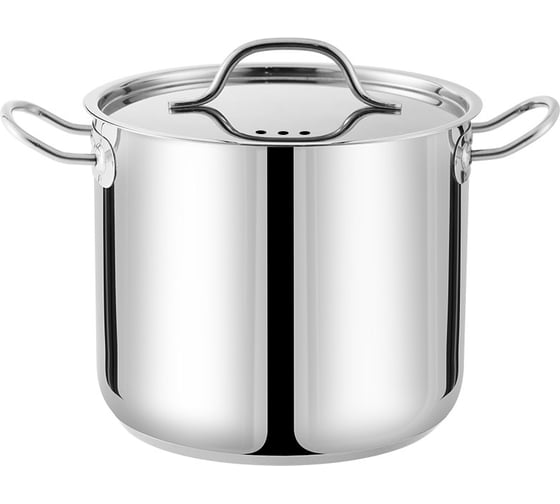 Изображение товара Кастрюля Mallony 7,1 л, Elegante, из нержавеющей стали, со стальной крышкой 109011