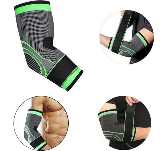 Изображение товара Бандаж на локтевой сустав Ecos (суппорт) налокотник, универсальный размер 109349