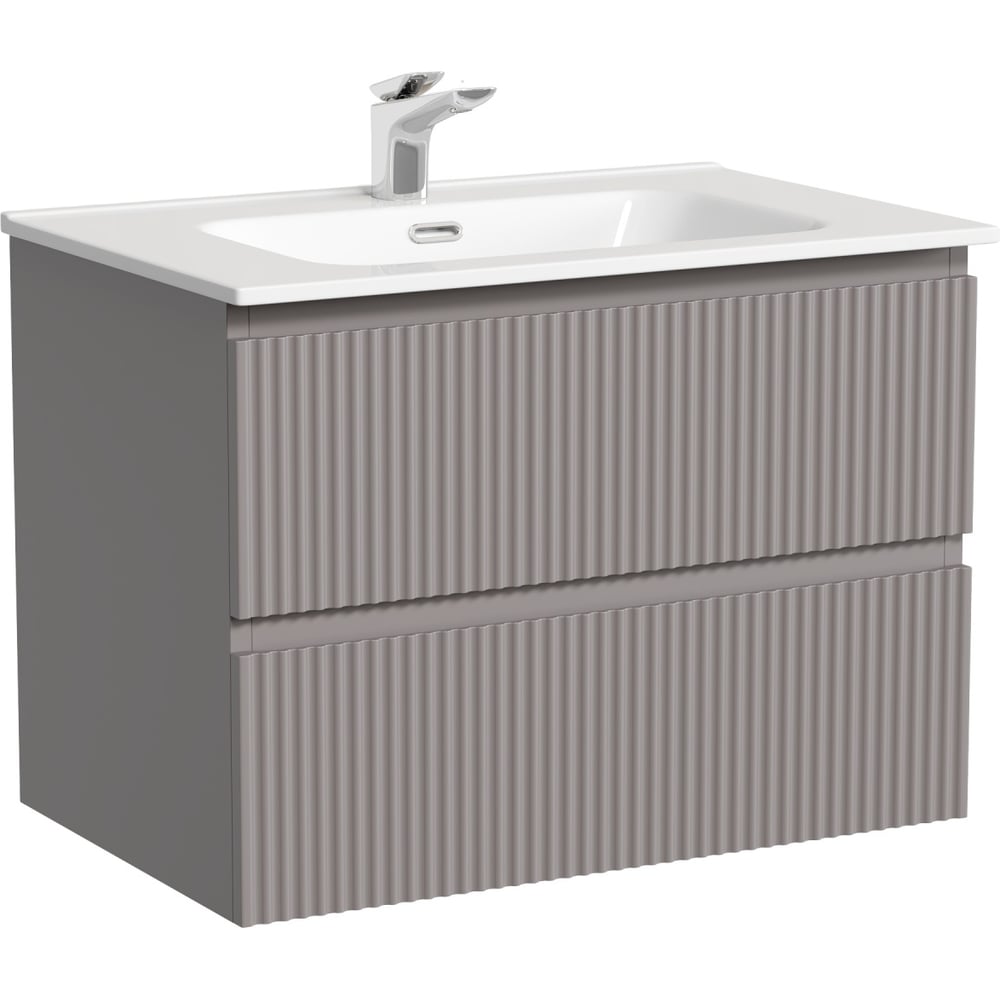 Изображение товара Подвесная тумба для ванной с ящиками Sancos Snob R 690x445 мм Doha Soft