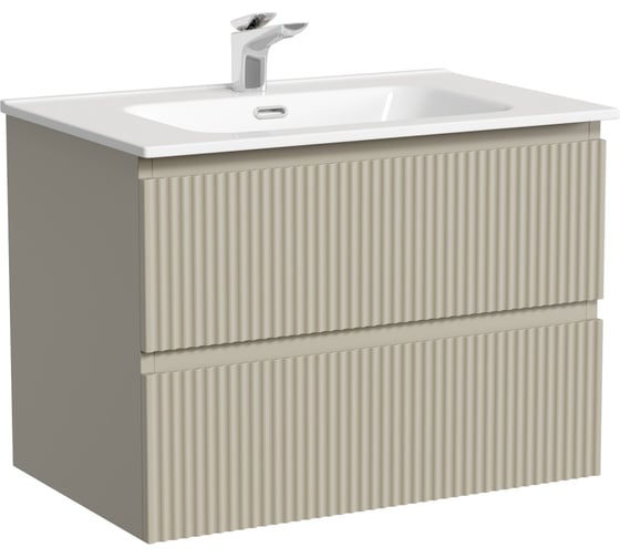 Изображение товара Тумба подвесная Sancos Snob R 690x445x500, 2 ящика с доводчиками, Beige Soft, SNR70CE