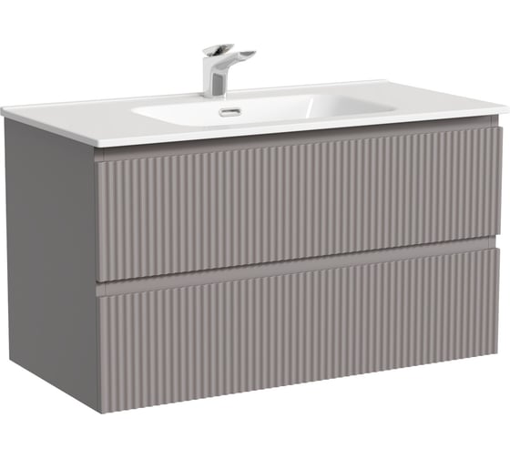 Изображение товара Тумба подвесная Sancos Snob R 890x445x500, 2 ящика с доводчиками, Doha Soft, SNR90SM