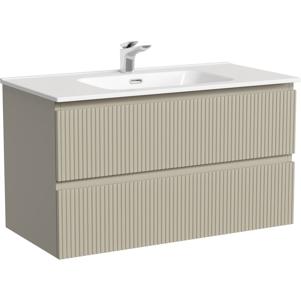 Изображение товара Подвесная тумба Sancos Snob T 890x445x500 с двумя ящиками и доводчиками