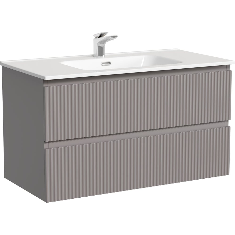 Изображение товара Тумба подвесная Sancos Snob T 890x445x500, 2 ящика с доводчиками, Doha Soft, SNT90SM