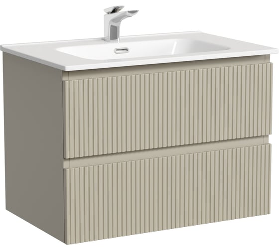 Изображение товара Тумба подвесная Sancos Snob T 690x445x500, 2 ящика с доводчиками, Beige Soft SNT70CE