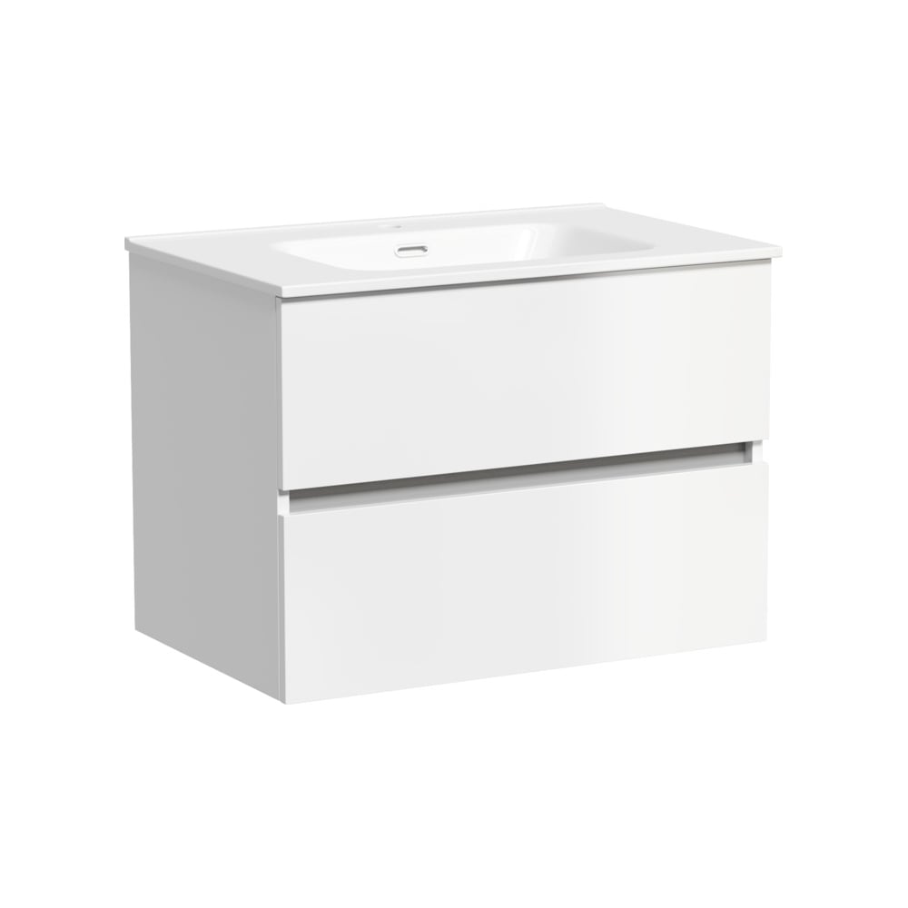 Изображение товара Подвесная тумба Sancos Urban 690x450x550 с ящиками белый глянец