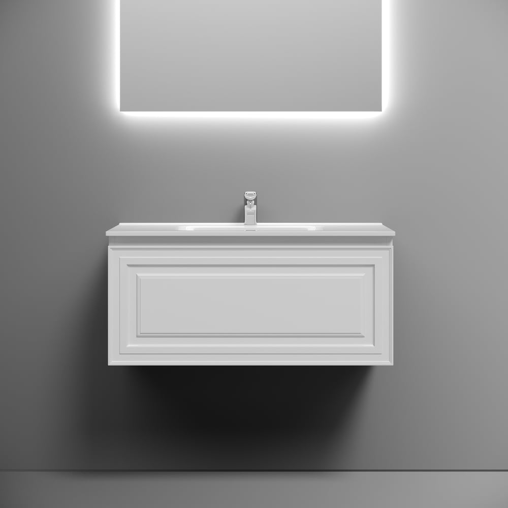 Изображение товара Подвесная тумба Sancos Very VR90W 890x445x406 с ящиком и доводчиками