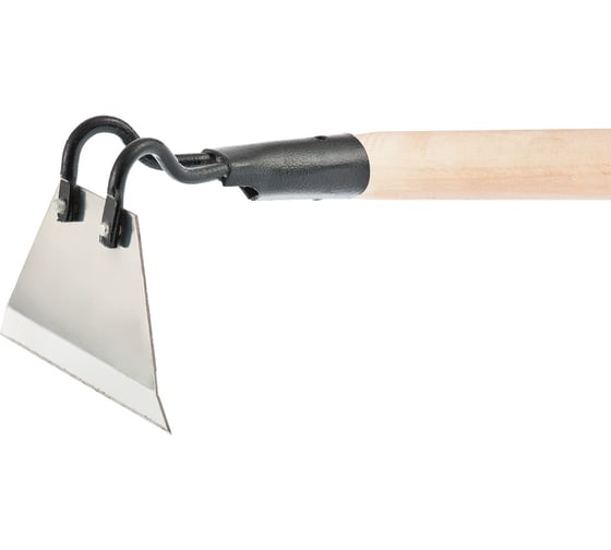 Изображение товара Мотыга КЭС нержавеющая сталь, 150х90х1200 мм, деревянный черенок 21010068