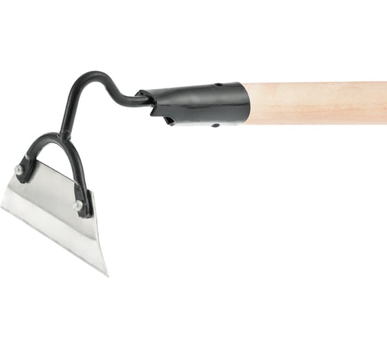 Изображение товара Мотыга КЭС нержавеющая сталь, 150х50х1200 мм, деревянный черенок 21010066