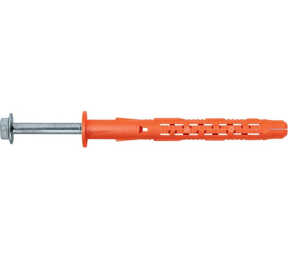 Изображение товара Дюбель Fasty BFK-STB 10x200 универс. фасад. с борт. HEX/Т40 оцинк. (100 шт.) 1120620AM