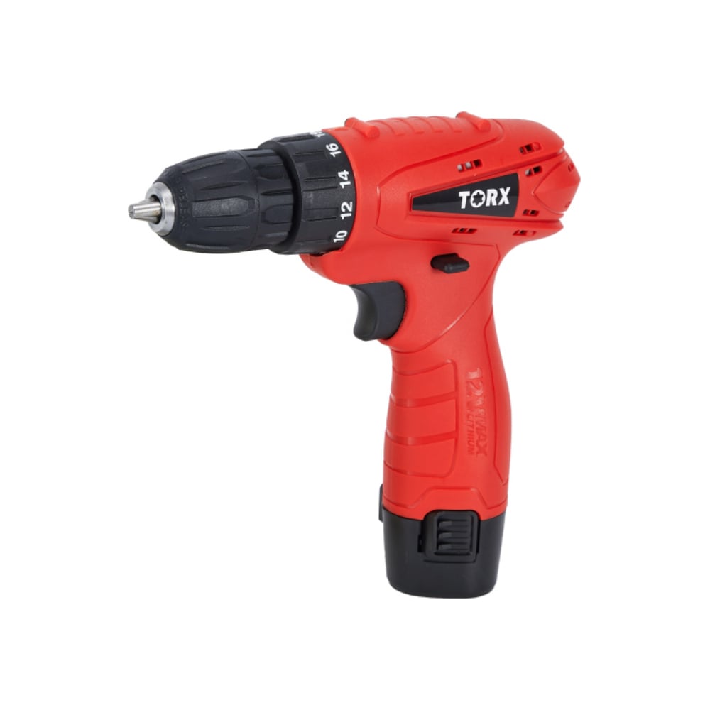 Изображение товара Аккумуляторный шуруповерт TORX CS-12 9310211 12 В с подсветкой и 18+1 ступенями крутящего момента