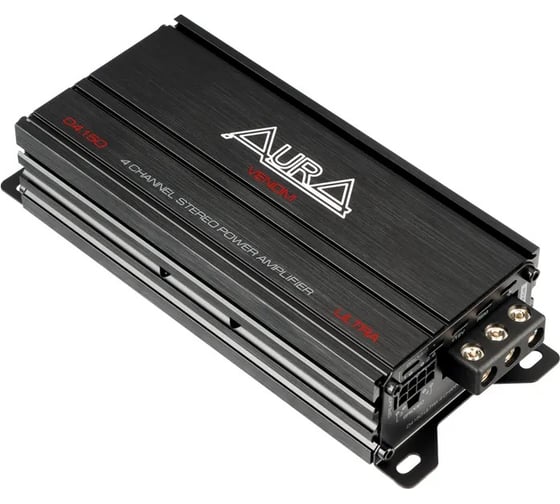 Изображение товара Усилитель мощности 4-канальный AURA 4 x 150 W RMS VENOM-D4.150-ULTRA