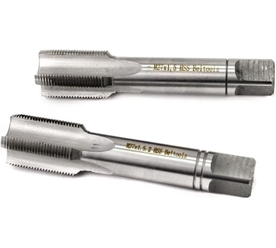 Изображение товара Метчик М27х1,5 машинно-ручной HSS 2шт компл. исп1 ГОСТ 3266-81 Beltools ri.114.1267