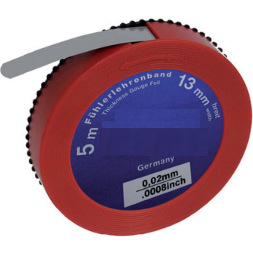 Изображение товара Щупы в рулетках Vogel длиной 5 м, толщина 0.01 мм для точных измерений зазоров