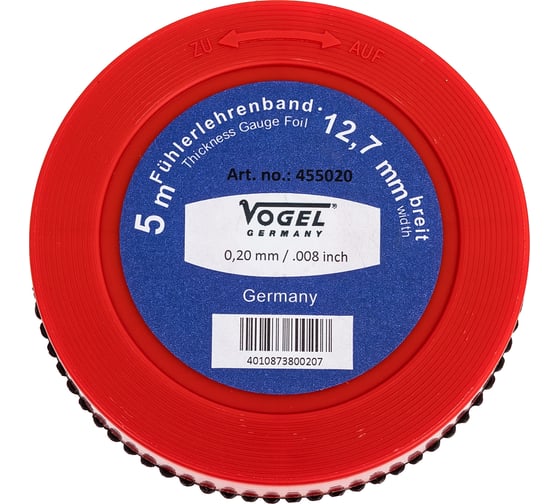 Изображение товара Щупы в рулетках с закаленной лентой Vogel 5 м, толщина 0.20 455020