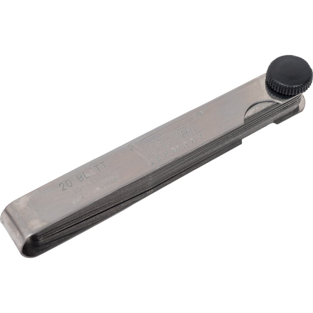 Изображение товара Набор щупов Vogel 0.05-1.0 мм из закаленной стали для измерения зазоров, 20 шт