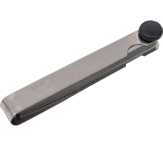 Изображение товара Набор щупов Vogel 0.05-1.0 L=100 кон. закаленная пружинная сталь, 20 шт. 411007