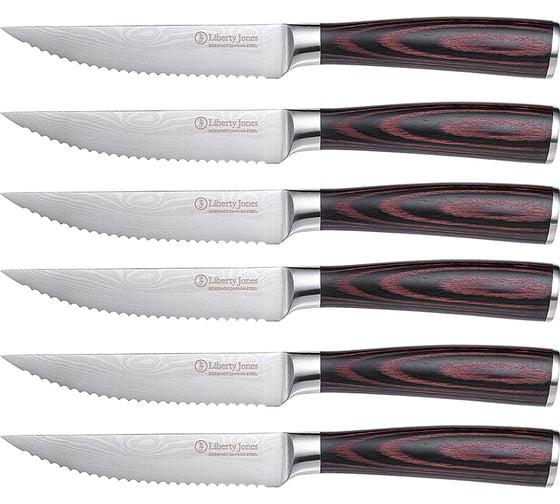 Изображение товара Набор ножей для стейка Liberty Jones Butcher, 11,5 см, 6 шт. LJ0000398