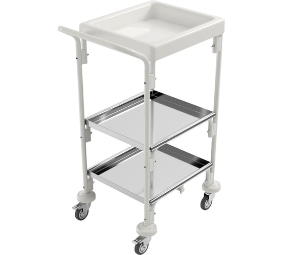 Изображение товара Тележка медицинская универсальная дезар ТМ-«КРОНТ» по ТУ 32.50.50-090-11769436-2023 в варианте исполнения ТМп-«КРОНТ»-5п 41251