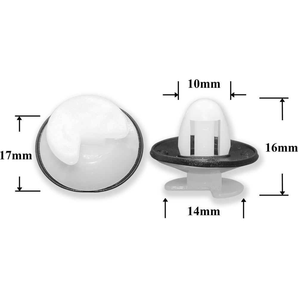 Изображение товара Автокрепеж для дверных панелей Peugeot Renault 10 шт модель 6995A3