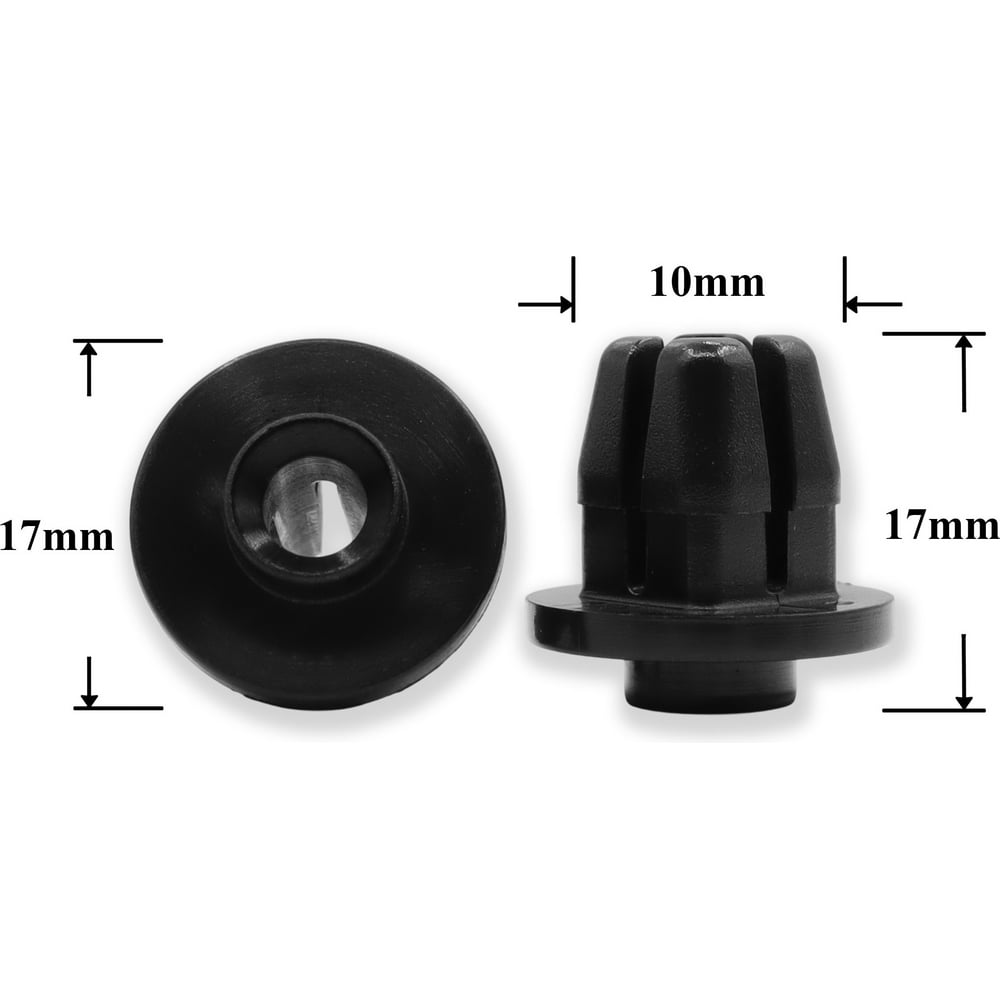 Изображение товара Автокрепеж КрепАвто для Toyota и Lexus 10 шт пластиковые клипсы для уплотнительной резинки капота