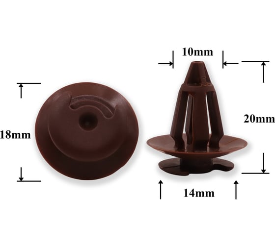 Изображение товара Автокрепеж КрепАвто для Volkswagen 10 шт 893867290 1806