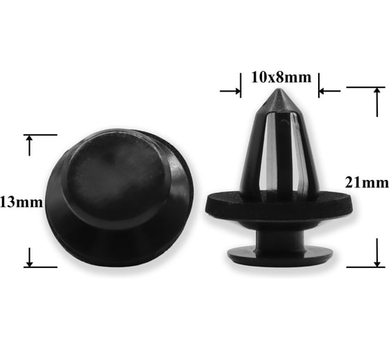 Изображение товара Автокрепеж КрепАвто для Fiat Peugeot 10 шт 46835626, 9345A1, 71738386 1805