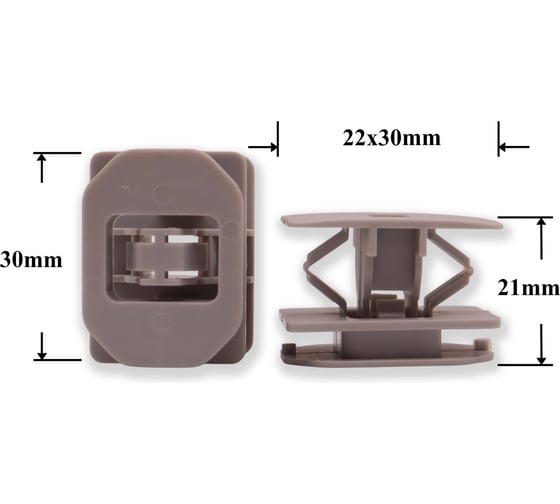 Изображение товара Автокрепеж КрепАвто для Ford 10 шт 6G1Z5410182A 1810