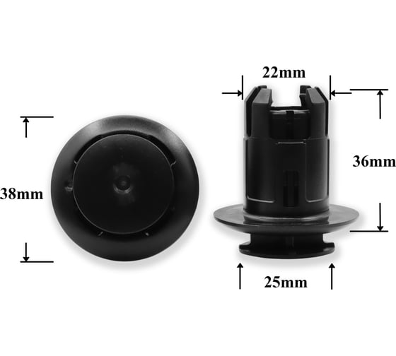 Изображение товара Автокрепеж КрепАвто для Lexus Toyota 10 шт 7692347010 1819