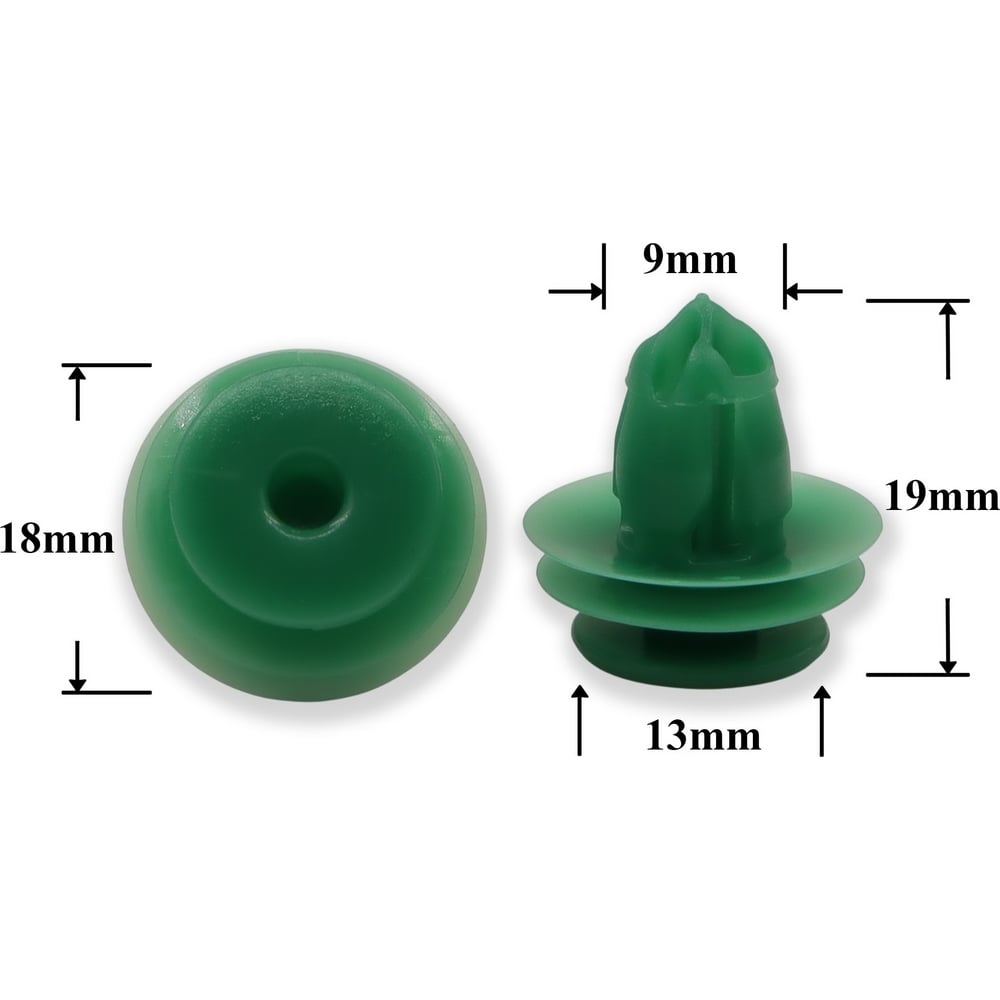 Изображение товара Автокрепеж КрепАвто для Honda и Acura 10 шт для дверных панелей