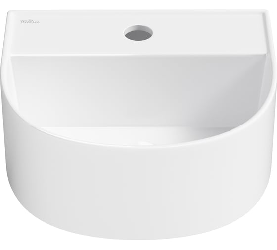 Изображение товара Рукомойник Wellsee, маленькая раковина для туалета WC Area : накладная раковина 32 см с креплением, глянцевый белый 331802000