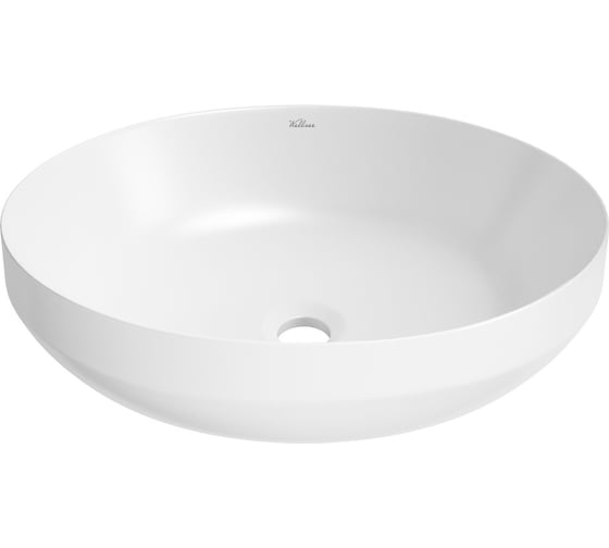 Изображение товара Накладная раковина для ванной Wellsee Air Gap R : овальная, ширина умывальника 50 см, цвет глянцевый белый 338601000