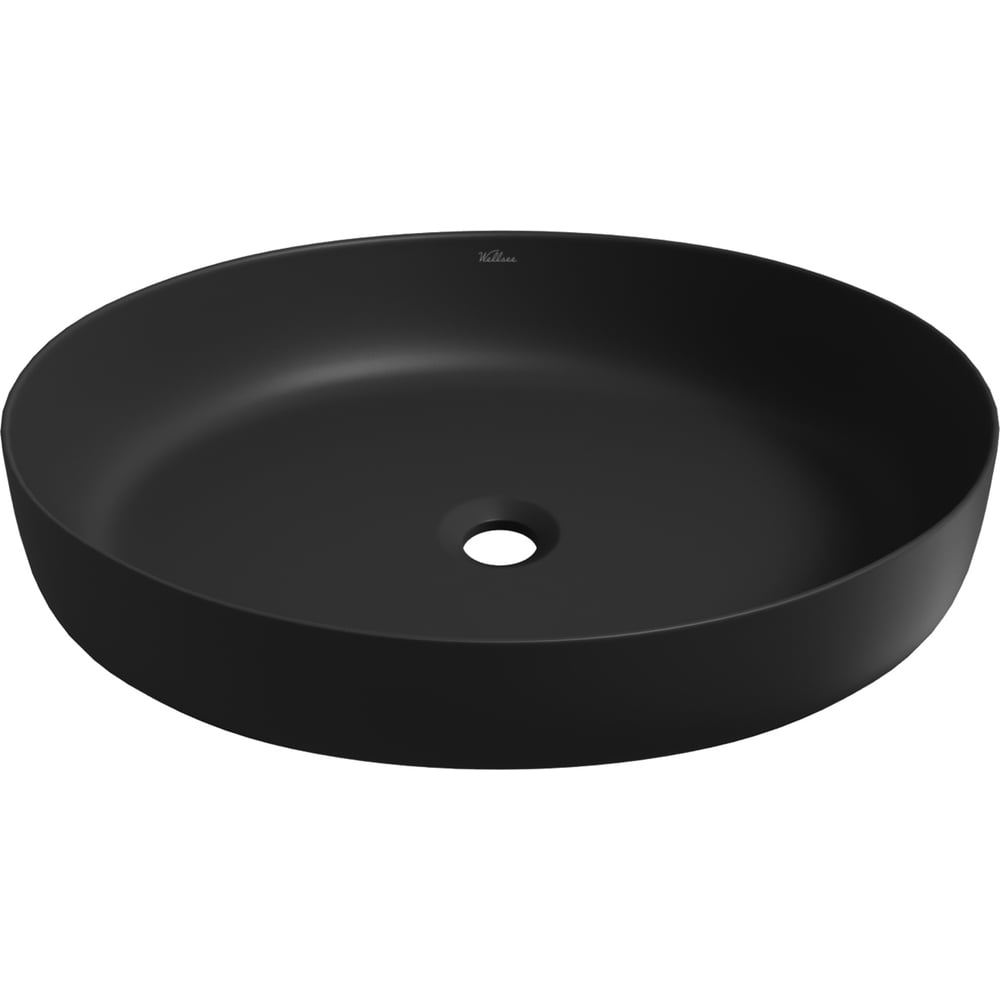 Изображение товара Накладная раковина Wellsee Belle Spa 3.0 овальная матовая черная