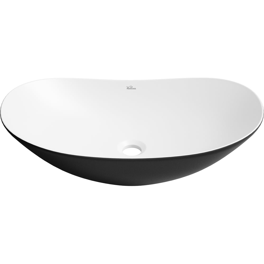 Изображение товара Накладная раковина Wellsee Carefree Dove 60 см овальная матовая